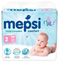 Подгузники Mepsi-премиум S (4-9 кг), 27 шт