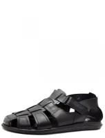 Fidgi 22D5697L/46V мужские сандали черный натуральная кожа, Размер 42