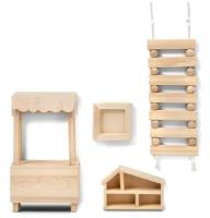 Набор деревянной мебели для домика «Сделай сам» Игрушки LB_60906500