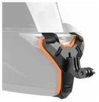 Универсальное крепление на шлем для экшн-камер GoPro, DJI, Isnta360, SJCAM, оранжевое
