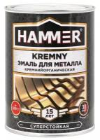Эмаль термостойкая HAMMER Kremny для металла 0,8кг синяя RAL5005, арт. ЭК000138084