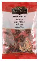 Бадьян обыкновенный (анис звездчатый) Star anise seeds семена Bharat Bazaar 50 гр