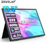 13.5" Монитор ZEUSLAP Z13K,3000x2000, черный