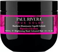 PAUL RIVERA TRUE COLOR BRIGHTENING MASK, 300 ML- Маска для повышения яркости волос с экстрактами магнолии и листьев красного винограда, 300 мл