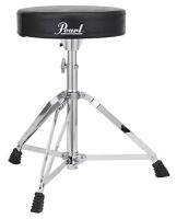 Drum throne Pearl D-50 - Стул для барабанщика с круглым сиденьем с регулировкой высоты