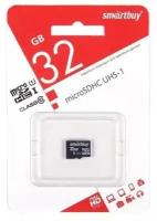 Карта памяти (SMARTBUY (SB32GBSDCL10-00) MicroSDHC 32GB Class10 UHS-I)