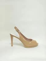 Женские туфли открытые на каблуке Respect I56-072773, лак,размер 39