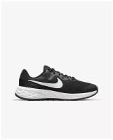 Полуботинки Nike,NIKE REVOLUTION 6 GS,Цвет: Черный, белый, Размер: 7Y (US)/39 (RU)