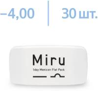 Контактные линзы MIRU 1 Day Menicon Flat Pack однодневные (30 линз) -4 / 8.6