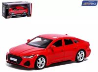 Машина металлическая AUDI RS7, 1:43, инерция, открываются двери, цвет красный