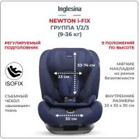 Автокресло группа 1/2/3 (9-36 кг) Inglesina Newton I-Fix, navy