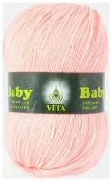 Пряжа Vita Baby (Беби) 2858 персик 100% акрил 100г 400м 1 шт