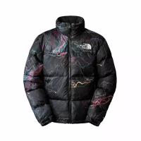 Пуховик мужской The North Face 1996 Retro Nuptse Jacket TNF Black Trail Glow Print / L