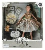 Кукла ABtoys Emily Вечерняя серия с собачкой и аксессуарами 30см WJ-12669