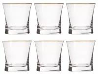 Набор стаканов Bohemia Crystal Grace для виски, 280 мл, 6 шт., прозрачный