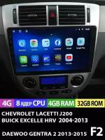 Магнитола TS18 PRO Chevrolet Lacetti for Gentra 4/32Gb