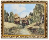 Гобеленовая картина "Старая мельница" 55х70 см