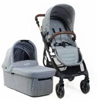 Универсальная коляска Valco Baby Snap 4 Ultra Trend (2 в 1), Grey marle, цвет шасси: черный