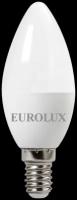 Лампа светодиодная Eurolux LL-E-C37-5W-230-4K-E14, свеча, нейтральный свет