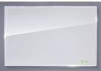Доска магнитно-маркерная Cactus 65x100 см, белая стеклянная