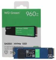 SSD-накопитель WD Green SN350 960ГБ WDS960G2G0C