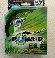 Плетеный шнур Power FUL PowerFUL d=0.35 125м 33.6кг moss green, 1 шт