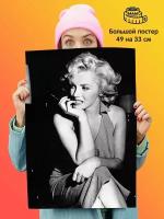 Постер плакат Marilyn Monroe Мэрилин Монро