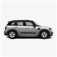 Наклейки виниловые боковые полосы на двери MINI Cooper JCW Countryman F60 (Мини купер кантримэн) комплект на кузов чёрные