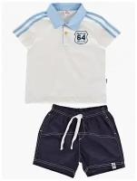 Комплект одежды Mini Maxi, размер 92, голубой, белый