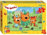 Пазл для детей Step puzzle 60 деталей: Три кота (new 3)