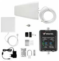 Комплект Vegatel VT-3G-kit (дом, LED) усилитель сигнала 3G UMTS 2100МГц (вегател)