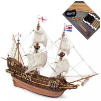 Пиратский галеон Golden Hind, расширенная версия модели парусного корабля OcCre (Испания), М.1:85