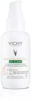 VICHY Невесомый солнцезащитный флюид UV-Clear для лица против несовершенств SPF 50+, 40 мл