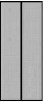 Москитная сетка для двери на магнитах Haifisch, 100х210см, черная