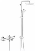 Душевая стойка для ванны с термостатом Grohe Grohtherm 800, хром