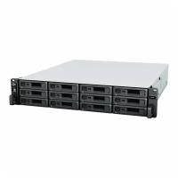 Сетевое хранилище RackStation Synology RS2421+ (2U 12x3,5/2,5' HDD, 4-core 2.2 GHz, 4 GB DDR4 ECC UDIMM, 4xGbE LAN)