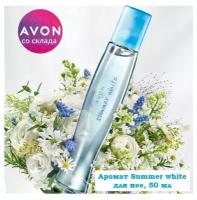 Женская туалетная вода Summer White Avon, духи эйвон аромат 50 мл