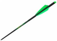 Стрела арбалетная микс карбон Centershot Toxic 20" Half Moon Nock