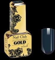 Nail Club professional Эмалевый гель-лак для ногтей с липким слоем GOLD CLUB 18 Indigo, 13 мл