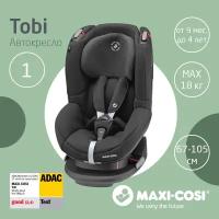 Автокресло группа 1 (9-18 кг) Maxi-Cosi Tobi, authentic black