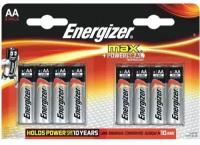 Батарейка AA щелочная Energizer LR06-8BL MAX в блистере 8шт