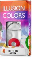 Карнавальные контактные линзы ILLUSION colors RIO FC-05 0,0D R8.6 2шт