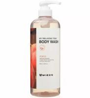 Mizon Гель для душа с экстрактом персика, My relaxing time body wash peach, 800 мл