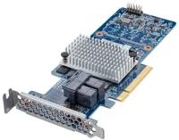Gigabyte RAID Controller PCIe 3.0 x8, SAS/SATA 12G, RAID 0,1,5,6,10,50,60, Cache 2Gb, SAS3108, 8 ports (2*int SFF8643), Up to 32 x physical devices vi