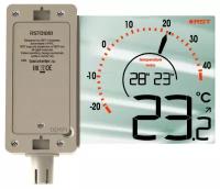 Оконный термометр с инверсивным зеркальным дисплеем RST01091
