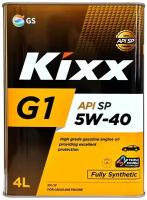 Синтетическое моторное масло Kixx G1 SP 5W-40, 4 л