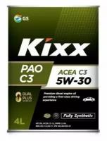 Масло моторное Kixx PAO C3 5W-30 /4л синт