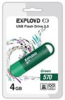 USB-флеш накопитель (EXPLOYD 4GB-570-зеленый)