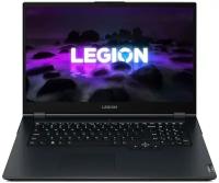 17.3" Ноутбук Lenovo Legion 5 17ACH6 1920x1080, AMD Ryzen 7 5800H 3.2 ГГц, RAM 16 ГБ, DDR4, SSD 512 ГБ, NVIDIA GeForce RTX 3050, без ОС, 82K000ACRK, Phantom Blue