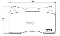 Колодки передние CADILLAC CTS 5.7 V8 05-07/STS 05-12/ATS 13 > (производитель Brembo, артикул P09004)